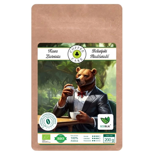 EcoBlik - Kawa ziarnista ekologiczna BOLIWIJSKI NIEDŹWIEDŹ - 200g